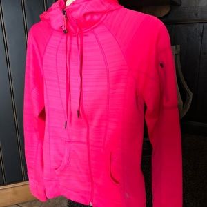 🌈neon pink active wear jacket Sz M🌈